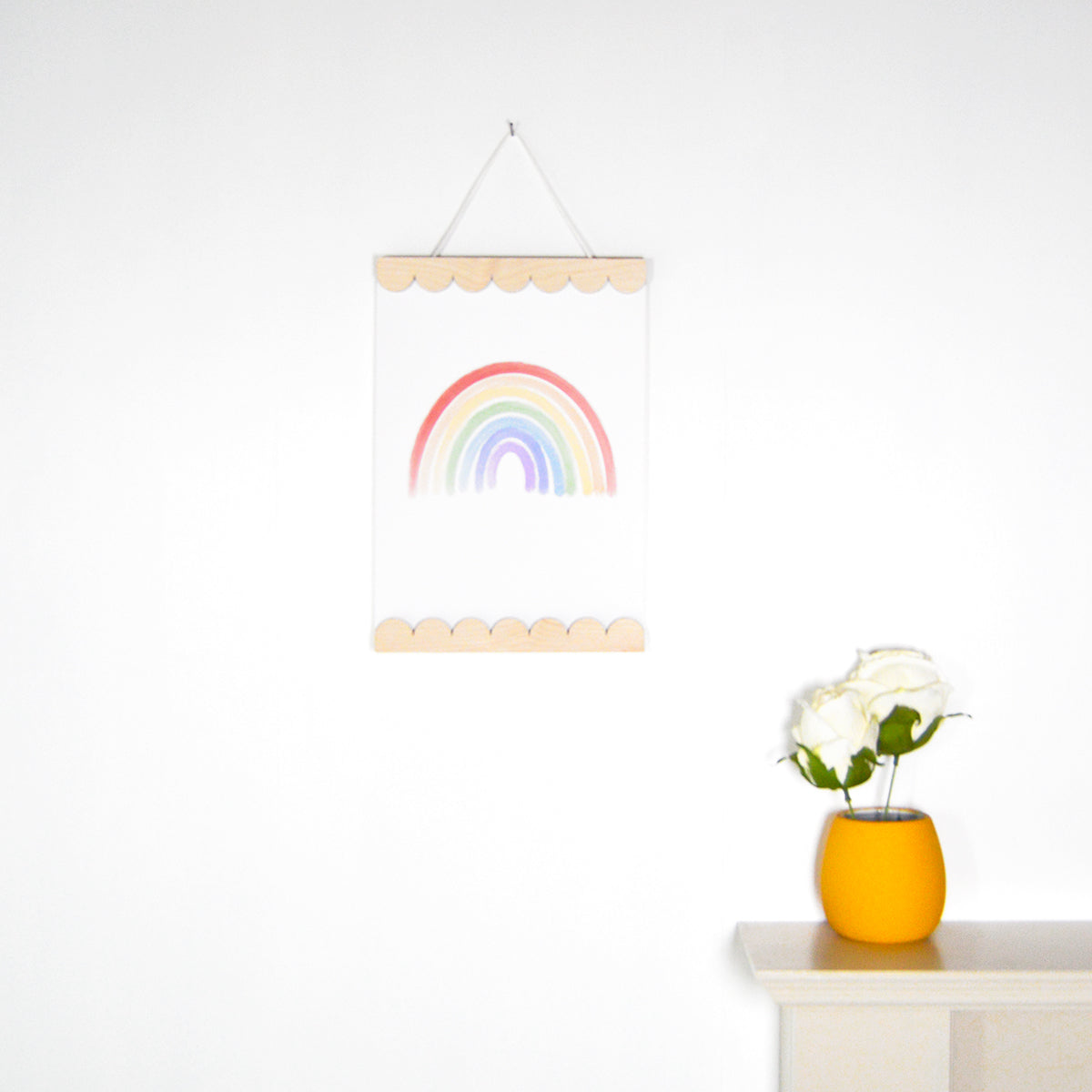 A4 Scalloped Picture / Poster Hanger - THE BRISTOL ARTISAN