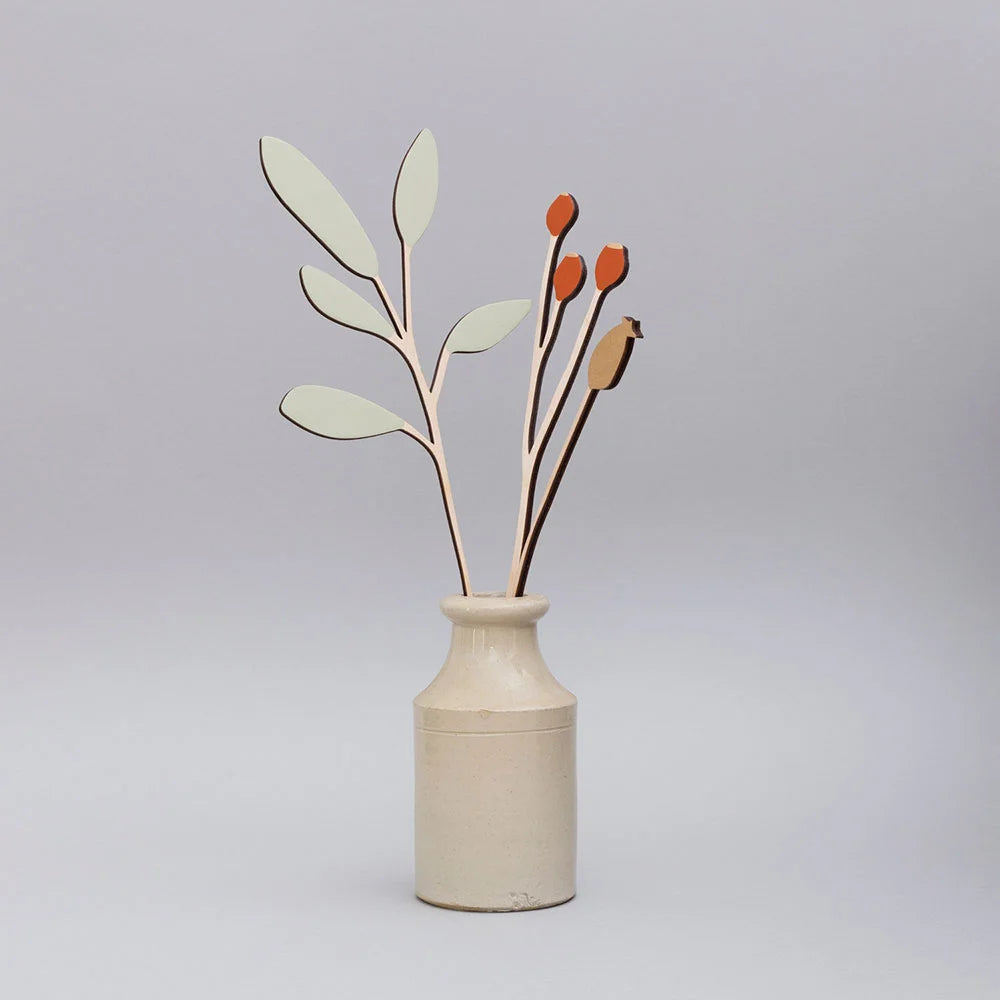 Hand Painted Wooden Sage - THE BRISTOL ARTISAN