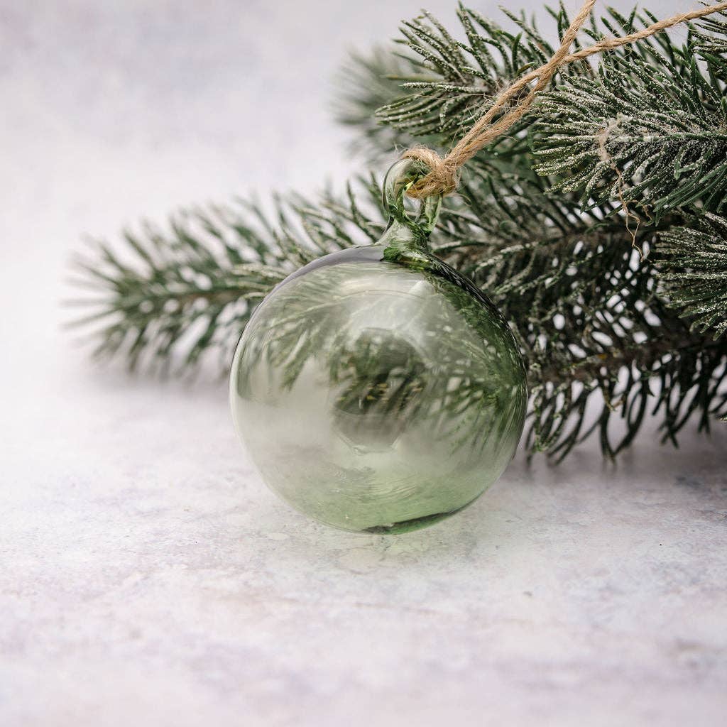Moss Glass Bauble - THE BRISTOL ARTISAN