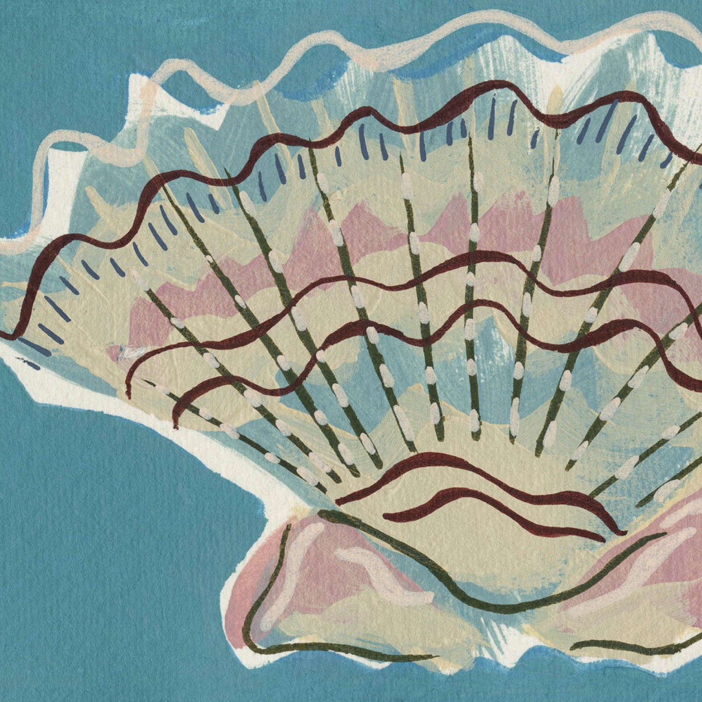 Shell No.62 limited edition print by Sian Beck - THE BRISTOL ARTISAN