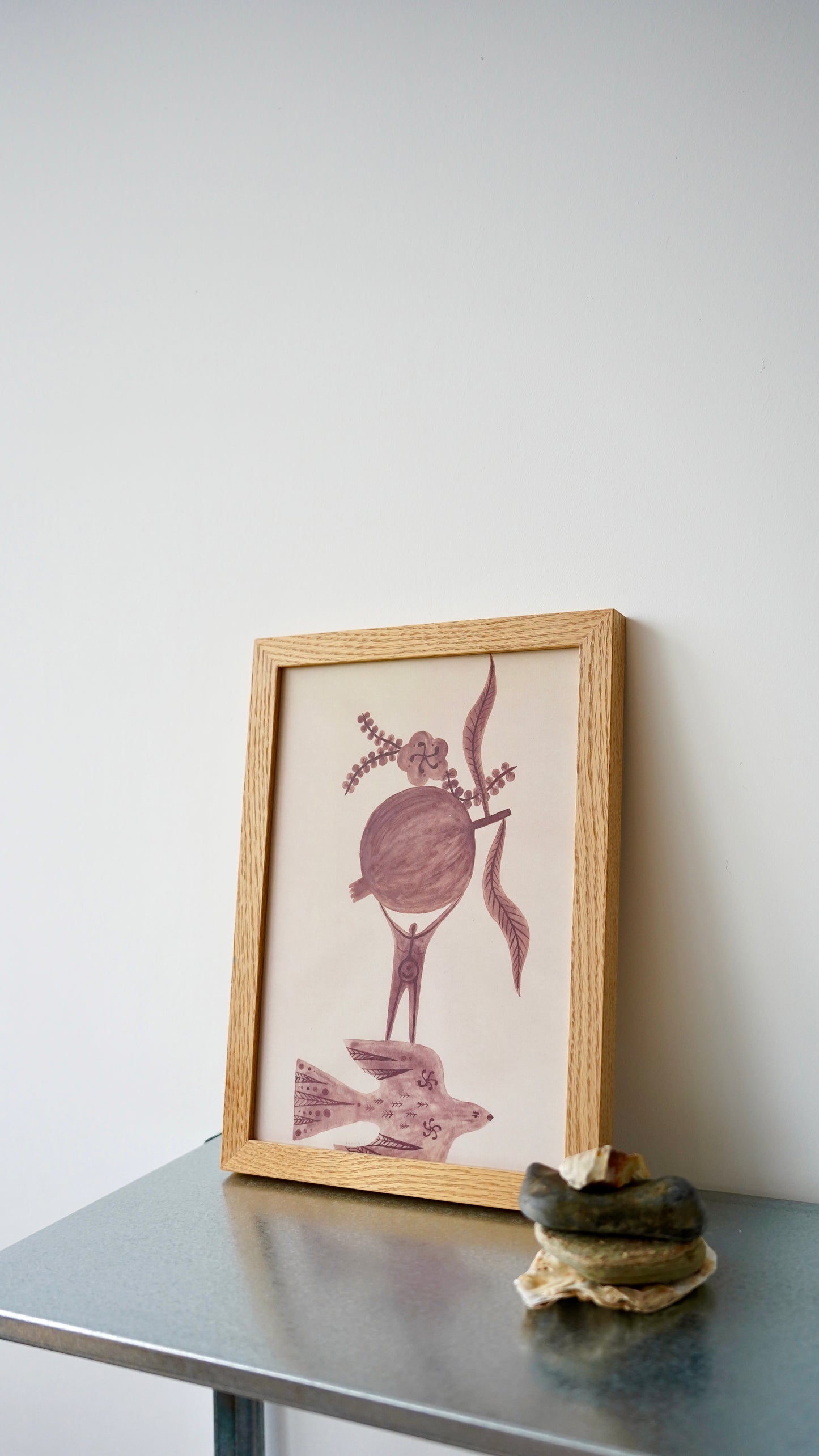 The Weight of a Pomegranate A4 Art Print - THE BRISTOL ARTISAN
