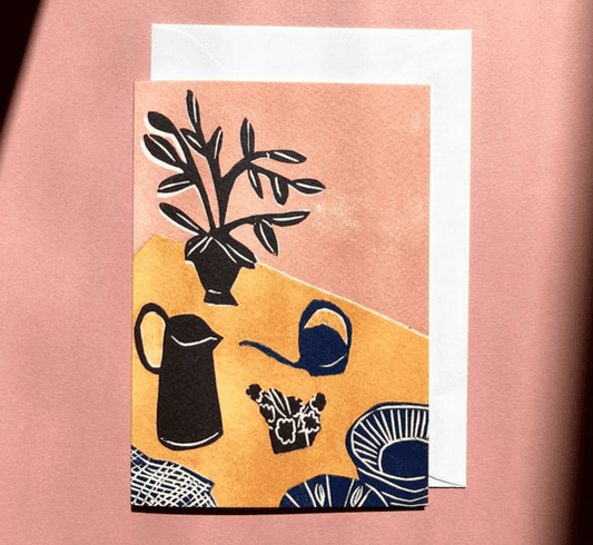 Table Still life card - THE BRISTOL ARTISAN