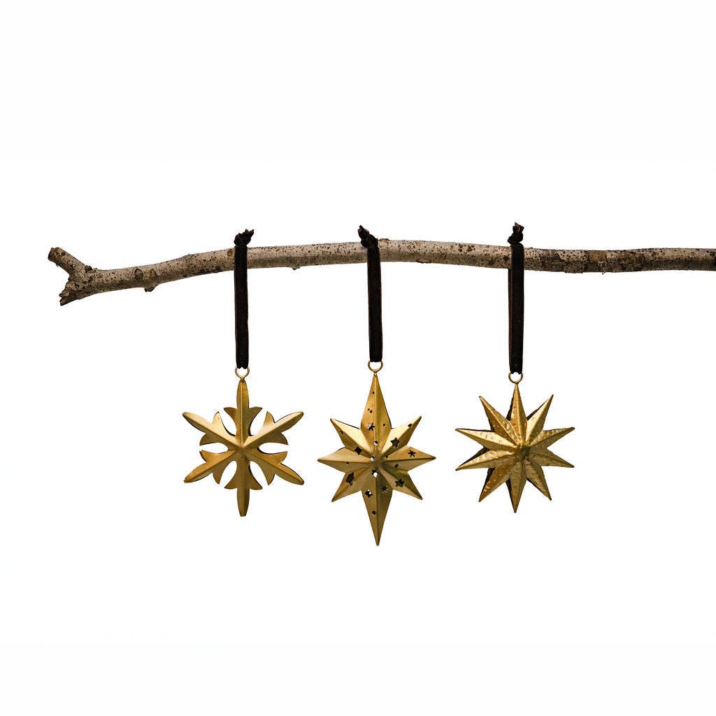 Gold Star Hanging Decoration