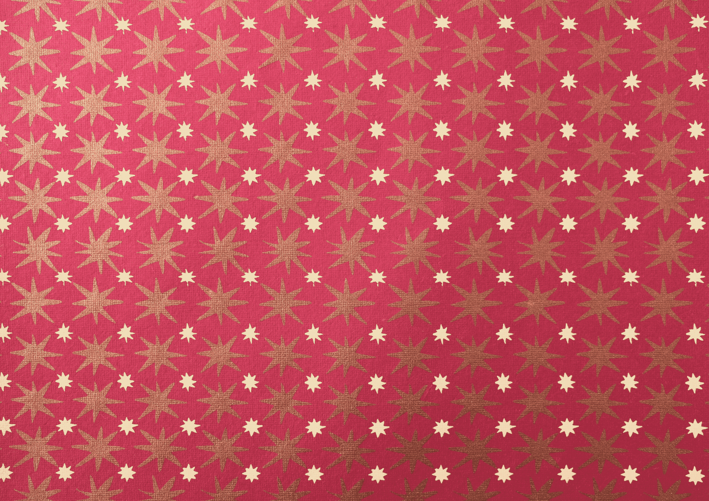 Copper Sky Screen Printed Christmas Gift Wrap