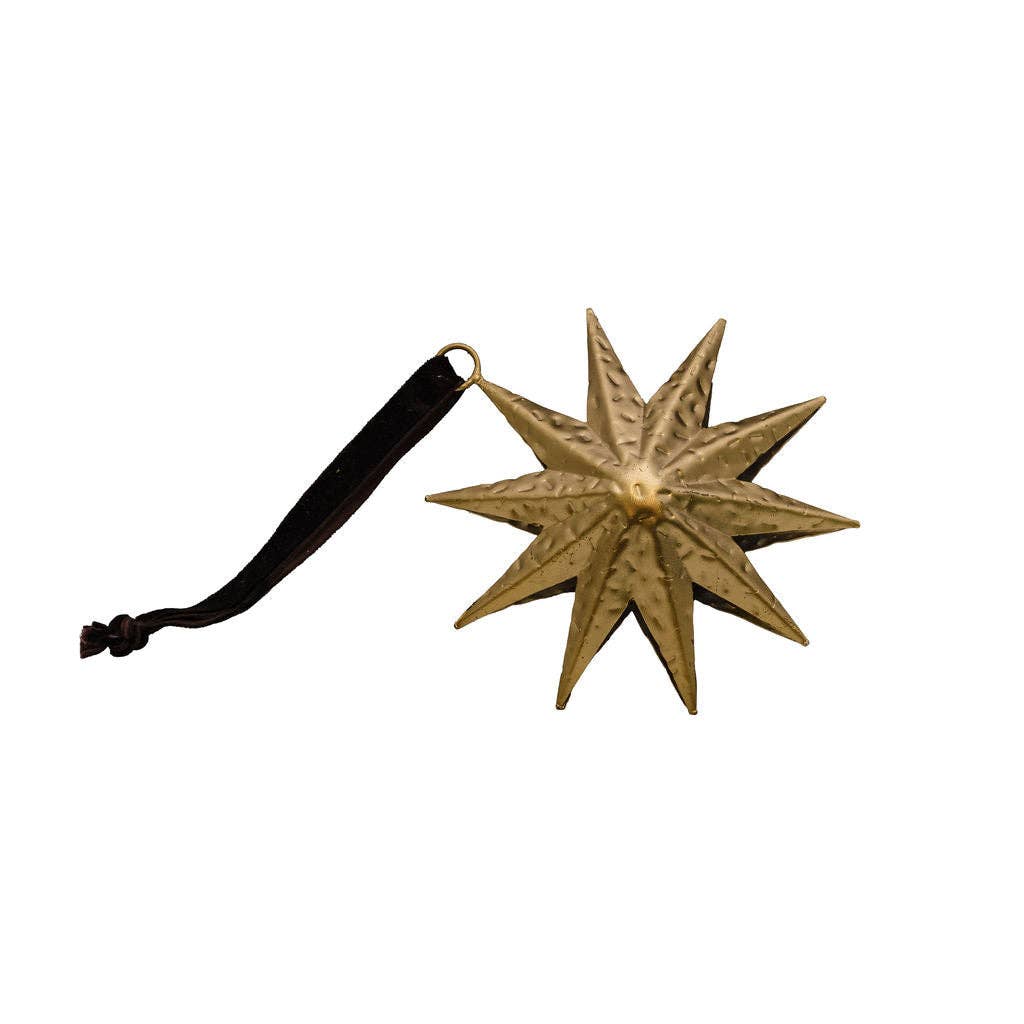 Gold Star Hanging Decoration
