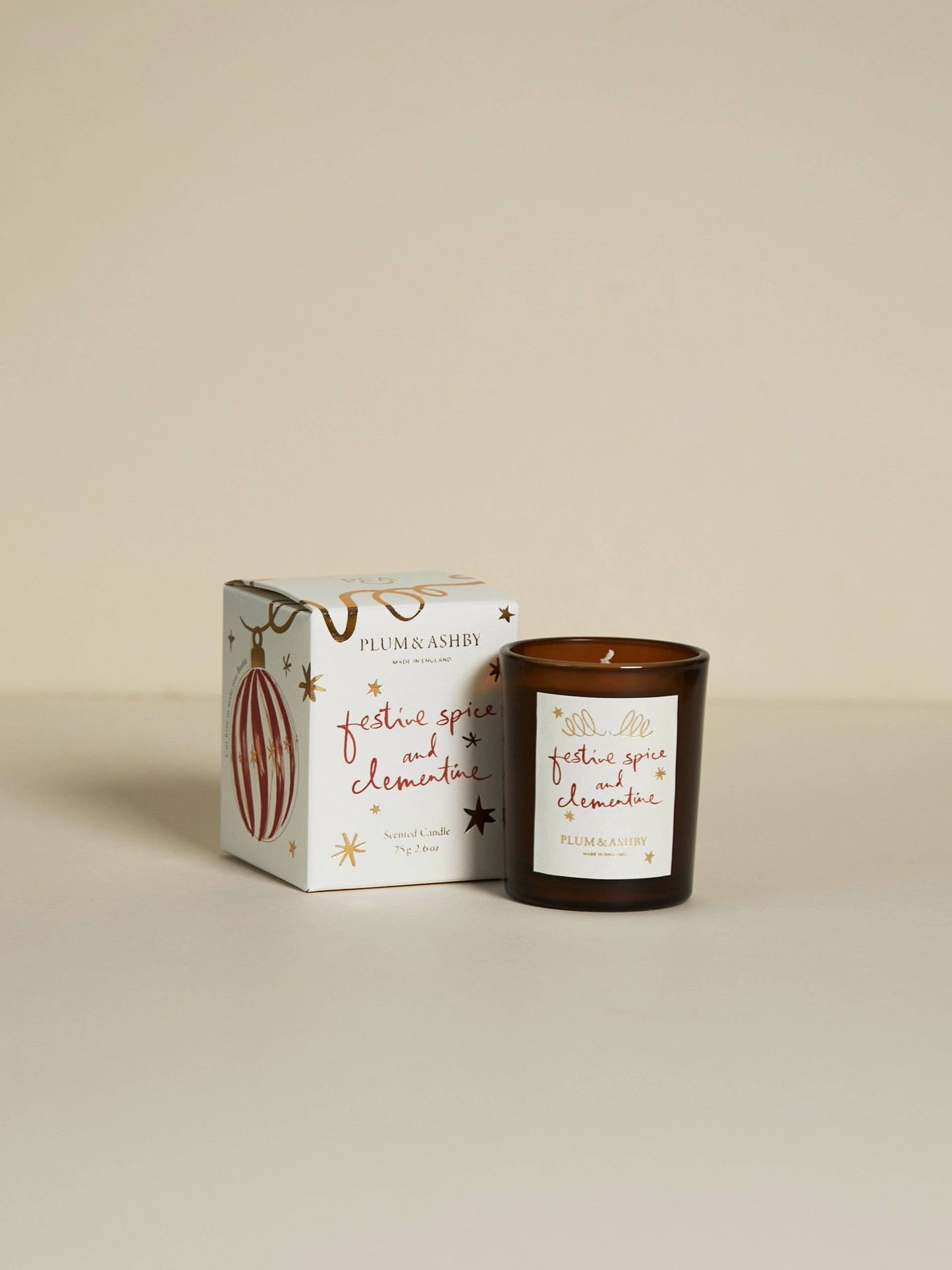 Festive Spice & Clementine Votive 75g