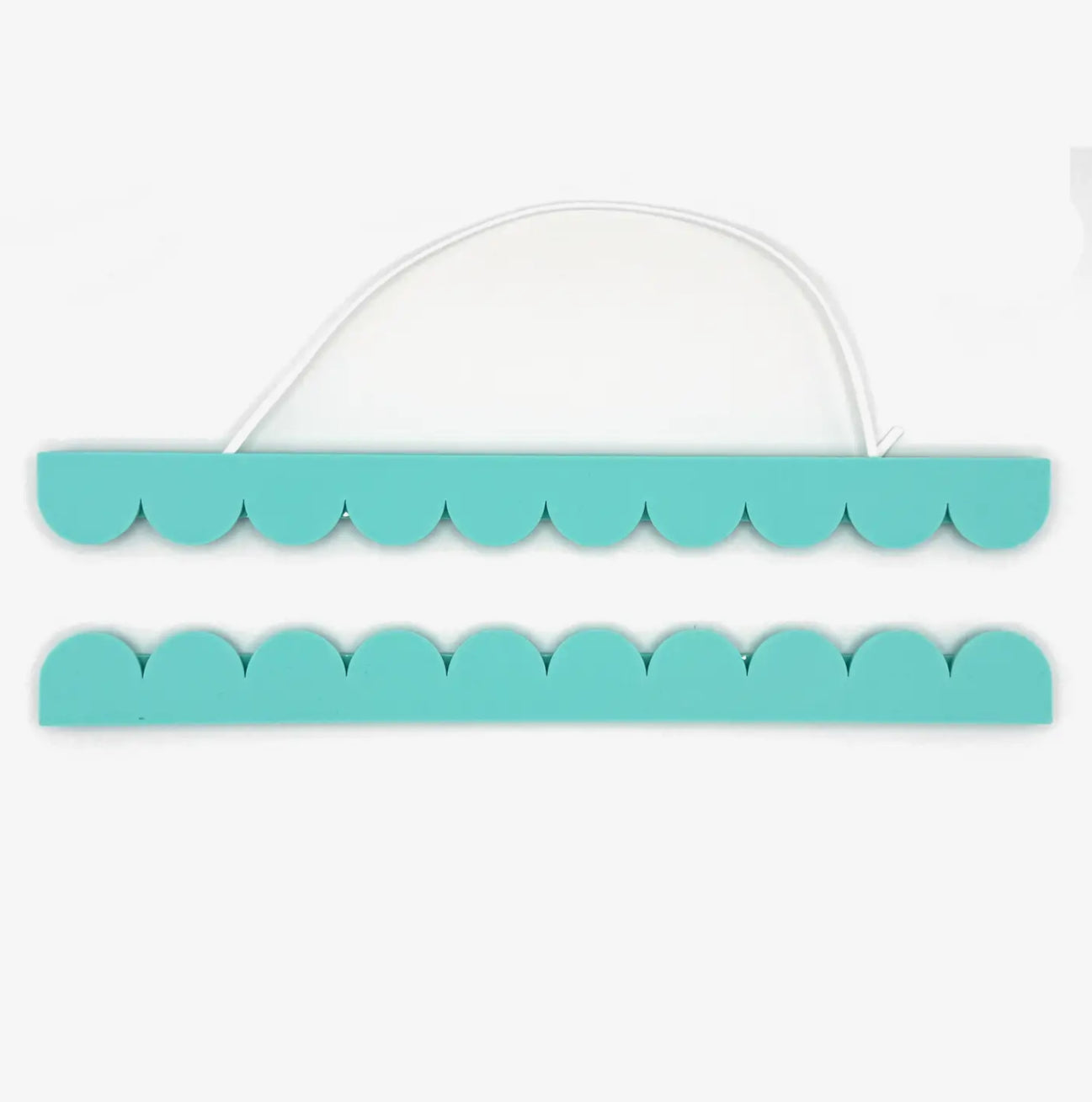 A3 Mint Scalloped Picture / Poster Hanger - THE BRISTOL ARTISAN
