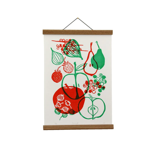 Small Oak Poster Hanger - THE BRISTOL ARTISAN