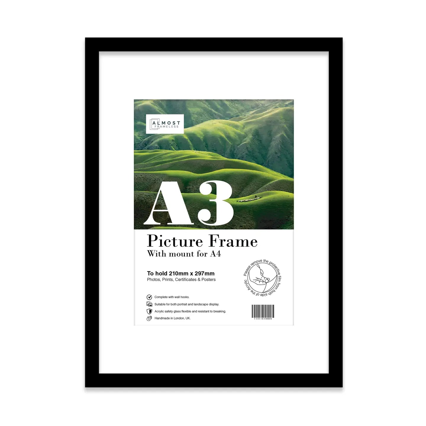 A3 Picture Frame - Black - THE BRISTOL ARTISAN