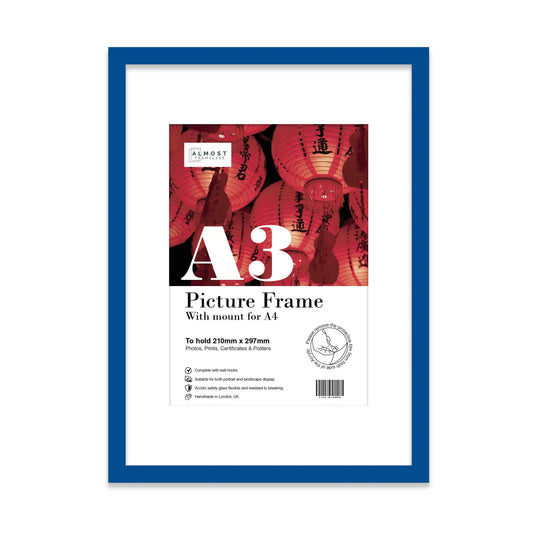 A3 Picture Frame - Blue - THE BRISTOL ARTISAN