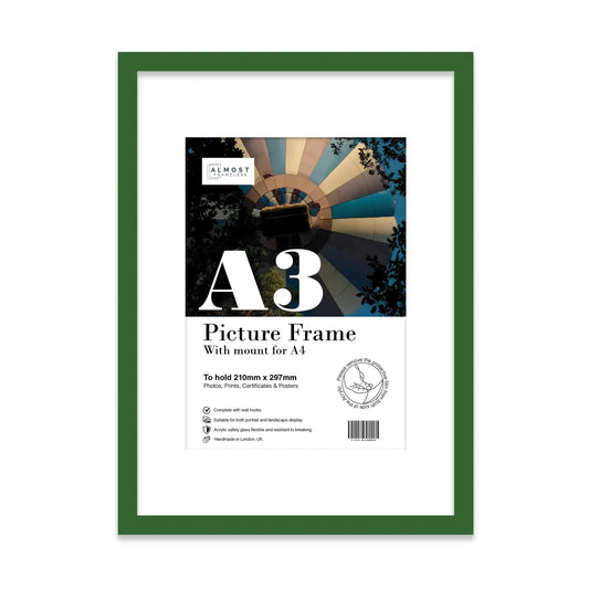 A3 Picture Frame - Green - THE BRISTOL ARTISAN