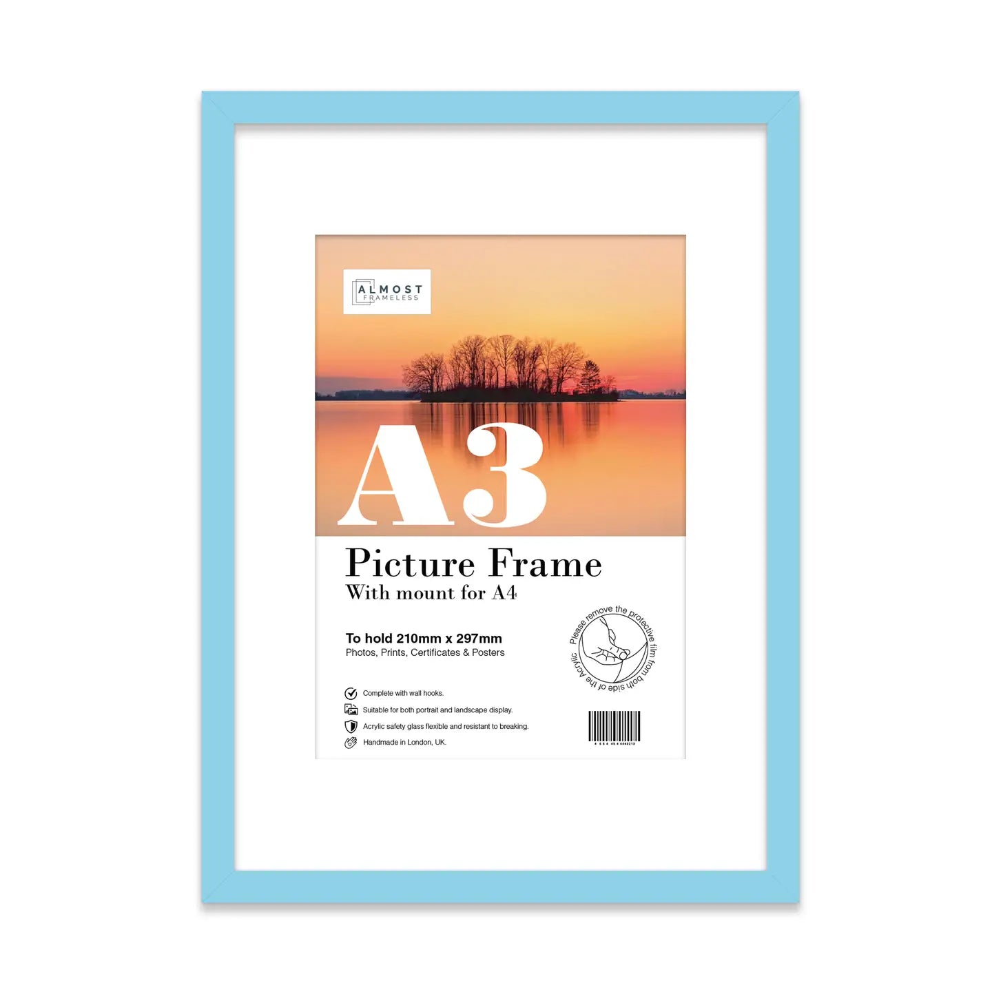 A3 Picture Frame - Light Blue - THE BRISTOL ARTISAN