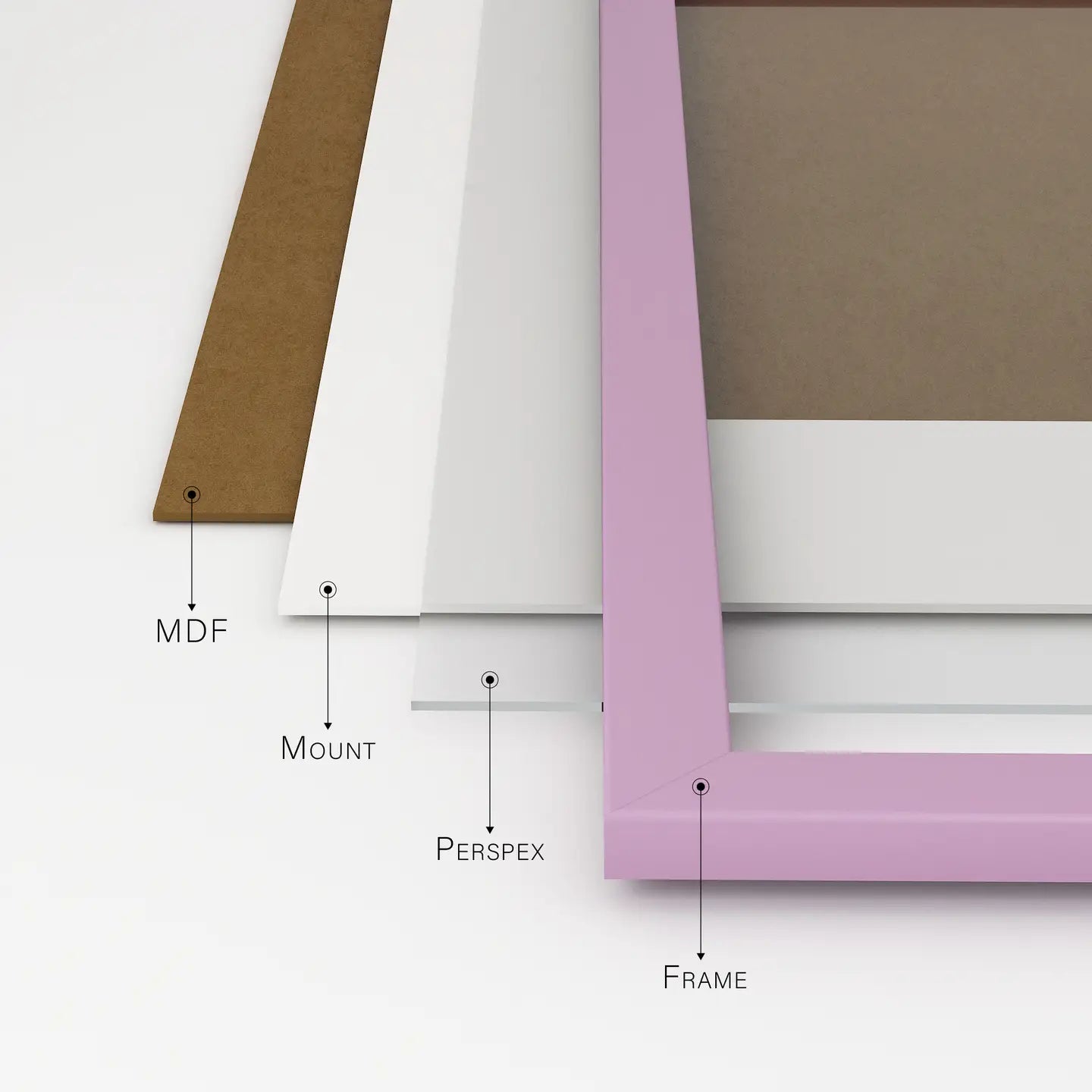 A3 Picture Frame - Lilac - THE BRISTOL ARTISAN