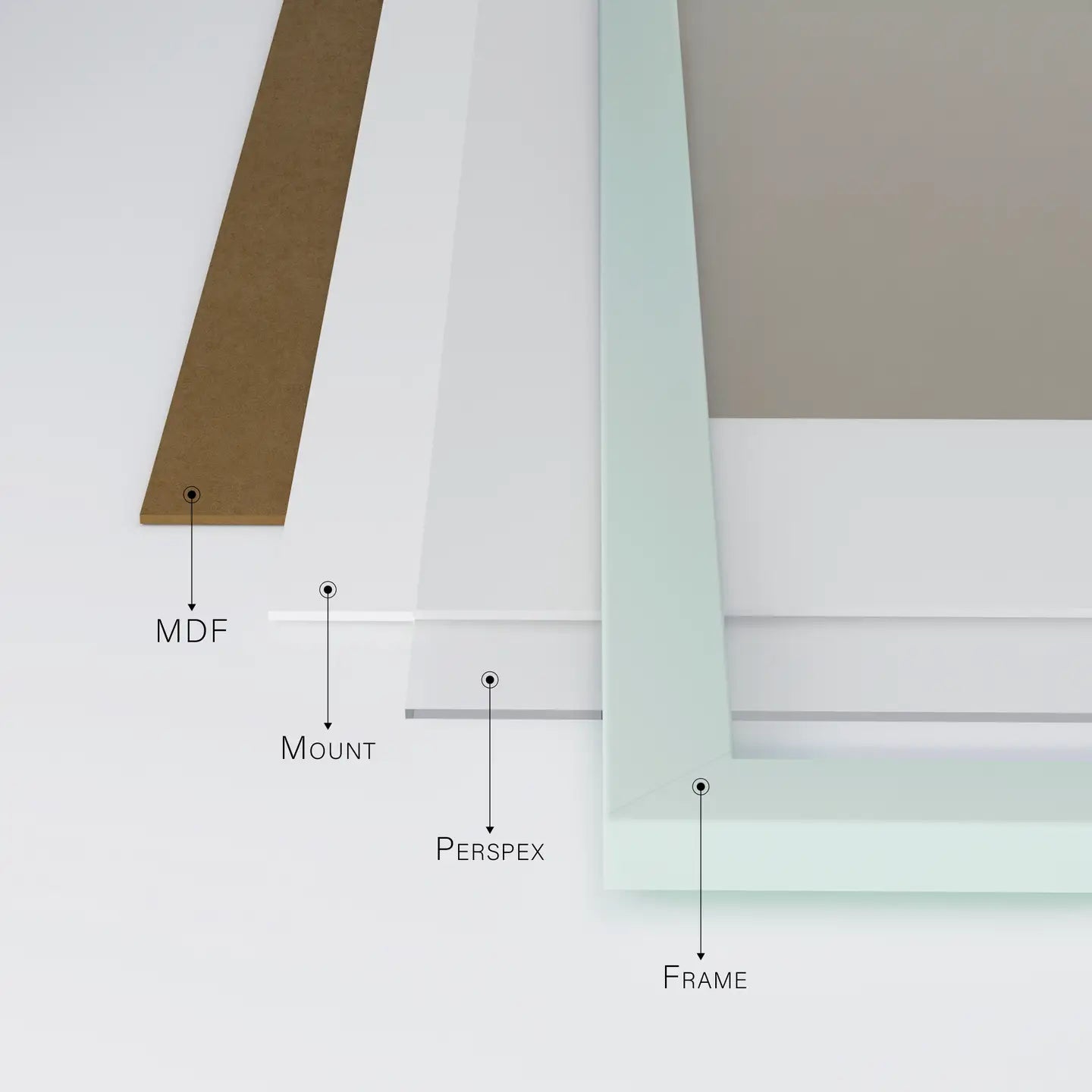 A3 Picture Frame - Mint - THE BRISTOL ARTISAN