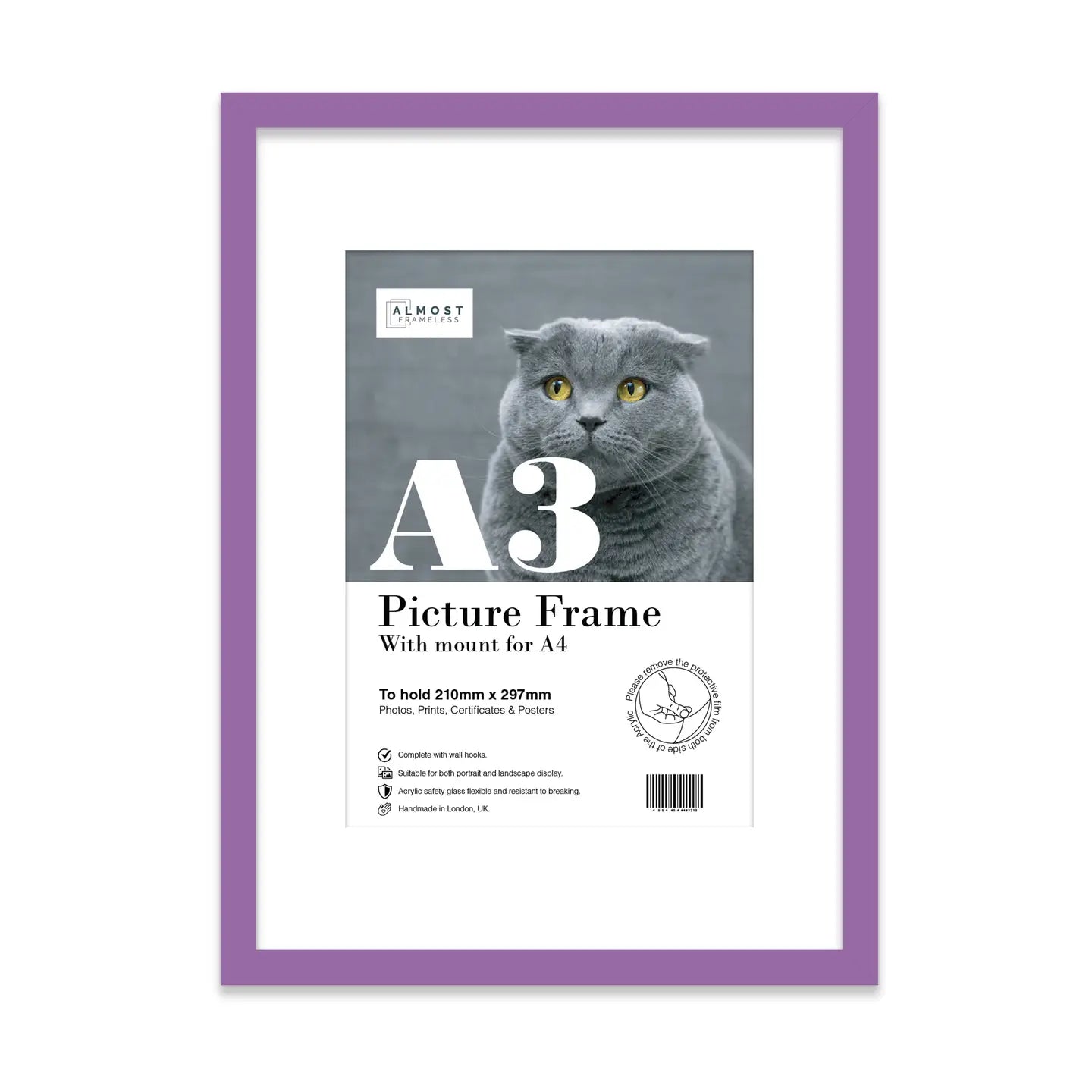 A3 Picture Frame - Purple - THE BRISTOL ARTISAN