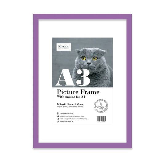 A3 Picture Frame - Purple - THE BRISTOL ARTISAN