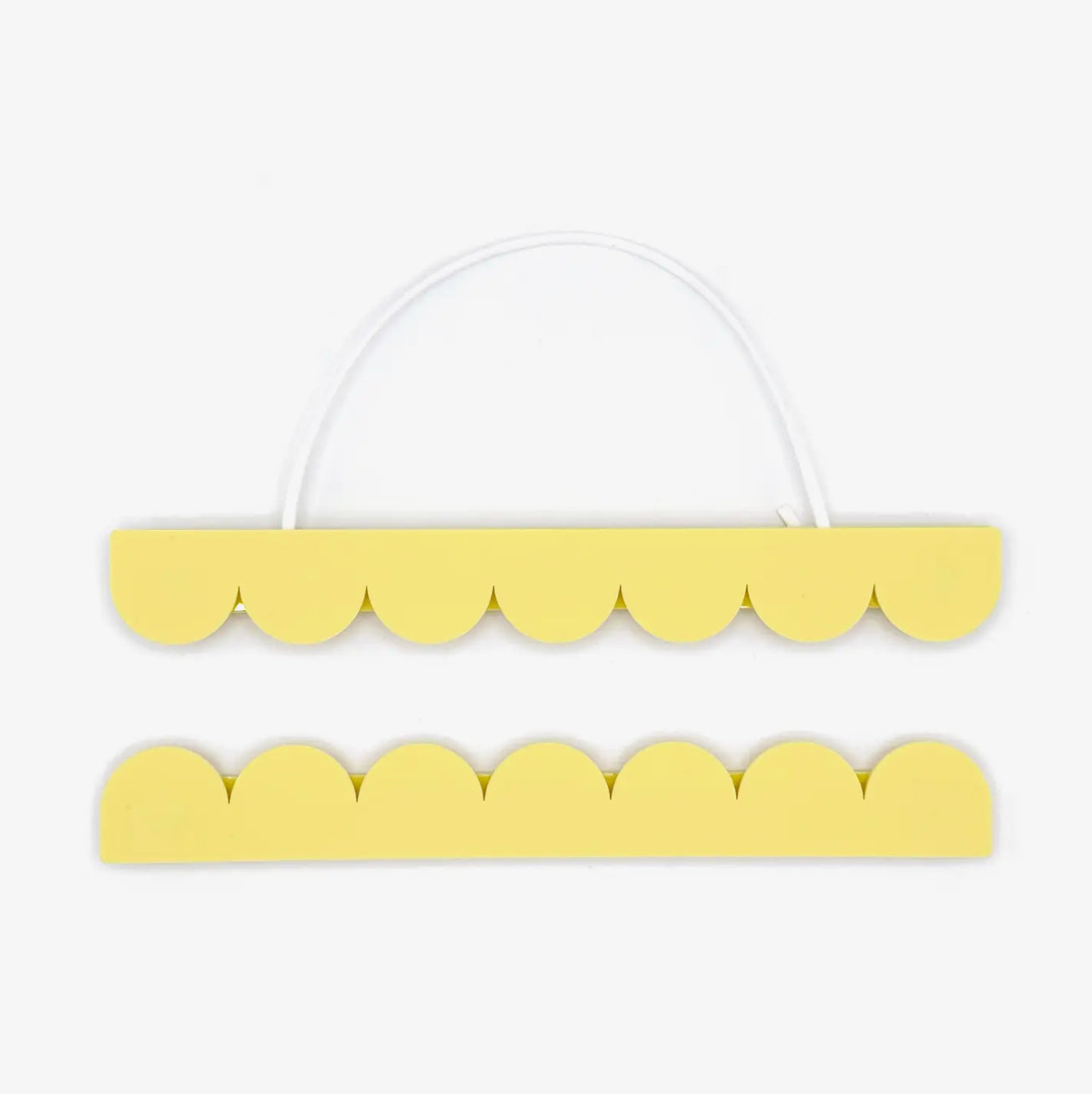 A4 Lemon Scalloped Picture / Poster Hanger - THE BRISTOL ARTISAN