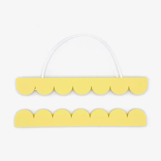 A4 Lemon Scalloped Picture / Poster Hanger - THE BRISTOL ARTISAN