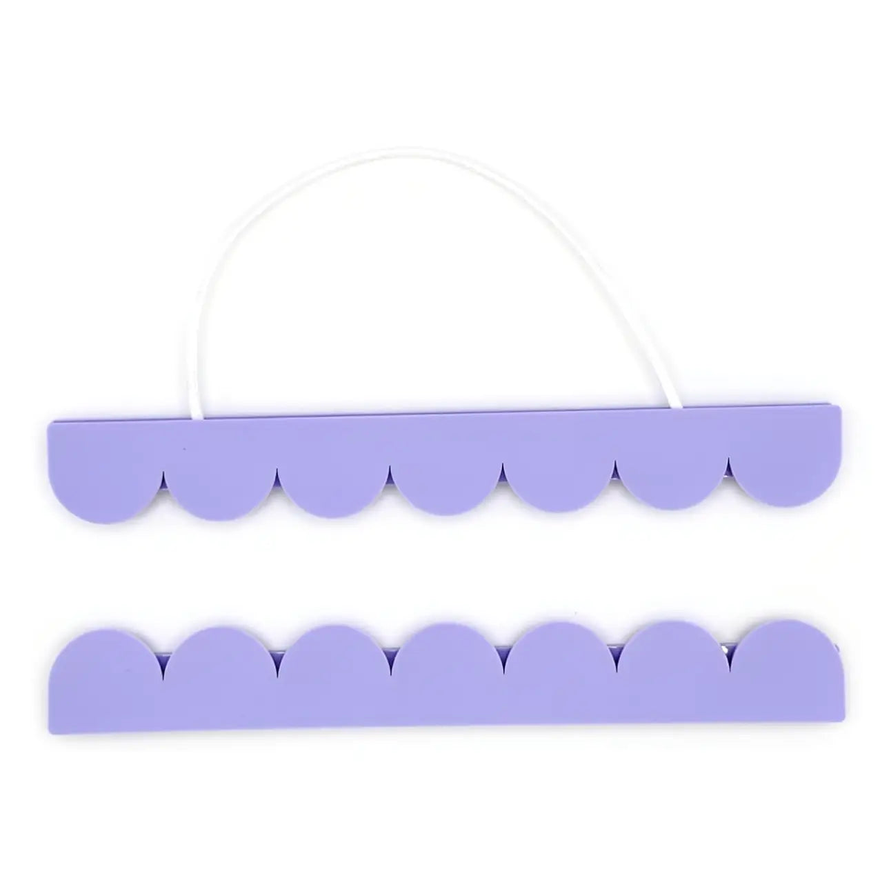 A4 Lilac Scalloped Picture / Poster Hanger - THE BRISTOL ARTISAN