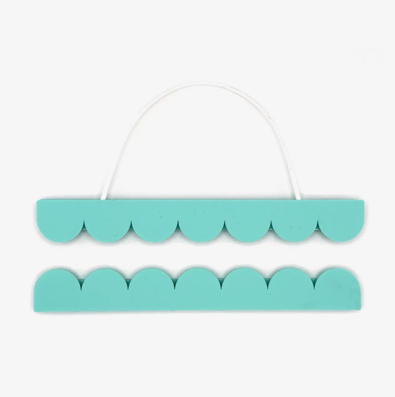 A4 Mint Scalloped Picture / Poster Hanger - THE BRISTOL ARTISAN