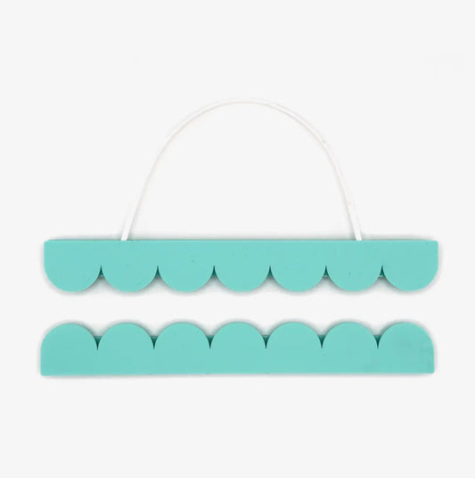 A4 Mint Scalloped Picture / Poster Hanger - THE BRISTOL ARTISAN