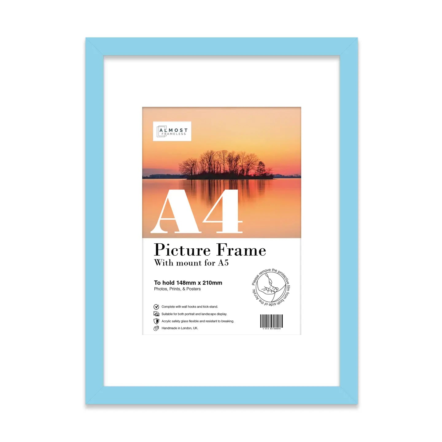 A4 Picture Frame - Light Blue - THE BRISTOL ARTISAN