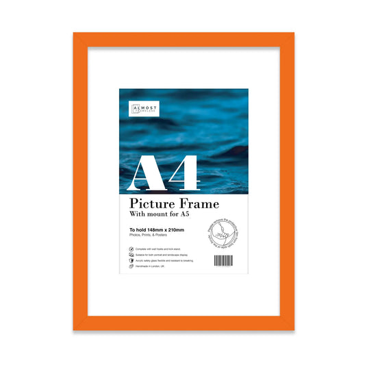 A4 Picture Frame - Orange - THE BRISTOL ARTISAN