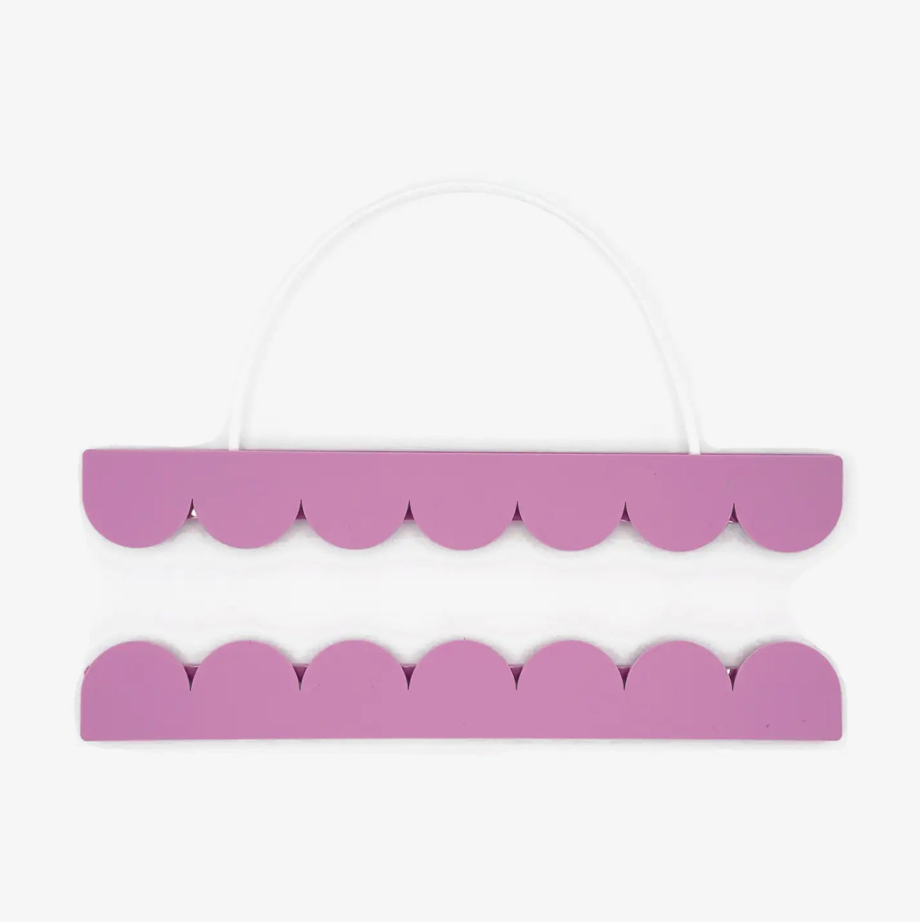 A4 Pink Scalloped Picture / Poster Hanger - THE BRISTOL ARTISAN