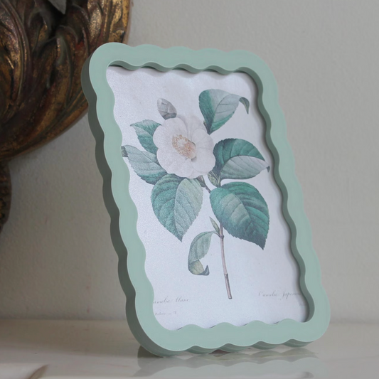 A5 Wavy photo frame, Sage Green - THE BRISTOL ARTISAN