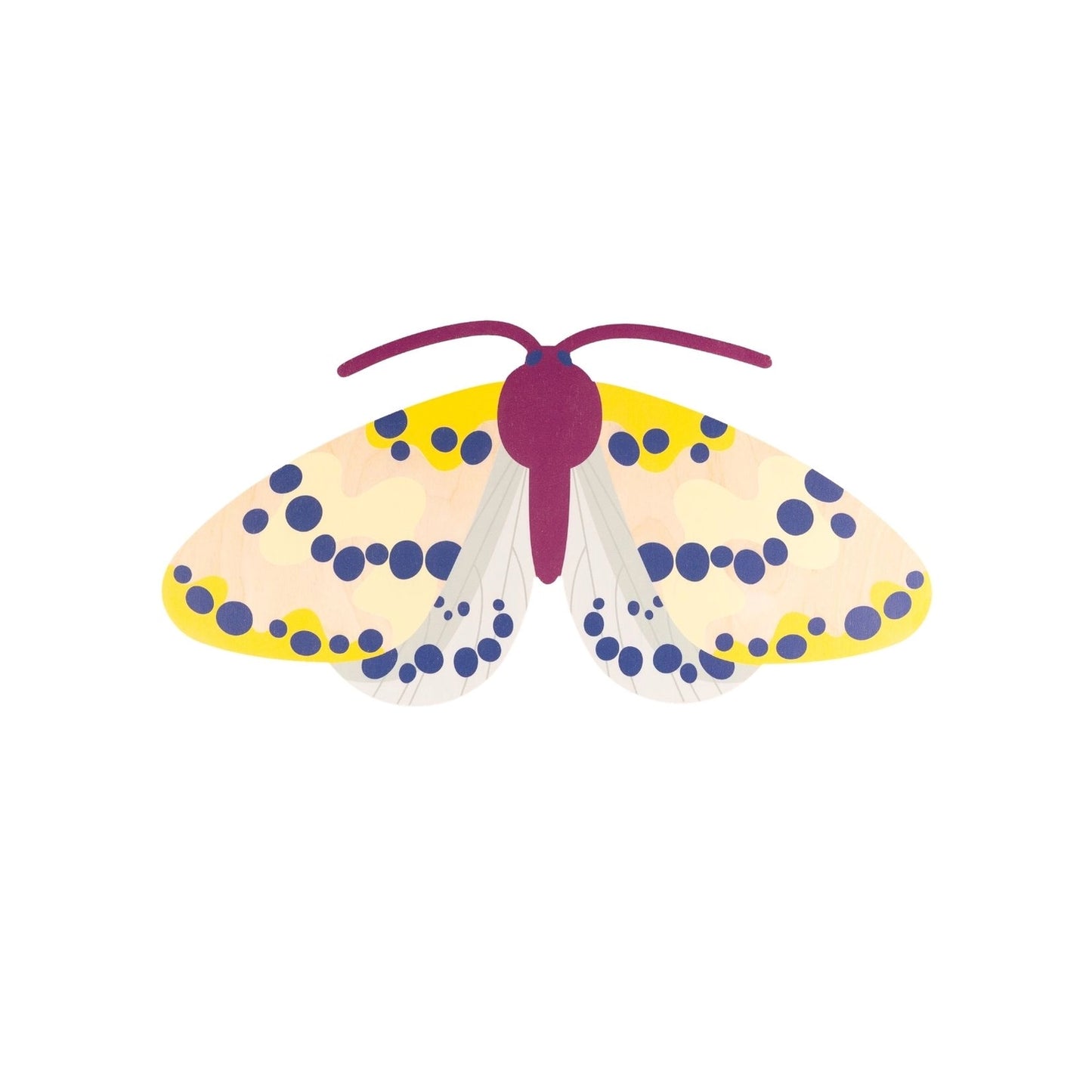 Magpie Butterfly Wooden Wall Decoration