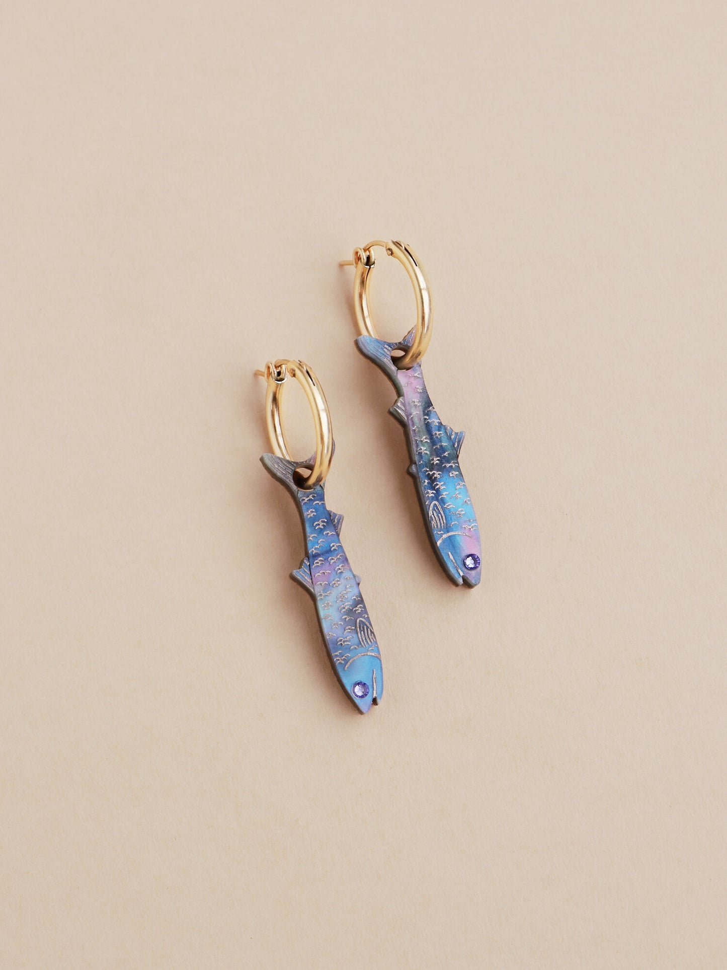 Anchovy Hoops by Wolf and Moon - THE BRISTOL ARTISAN