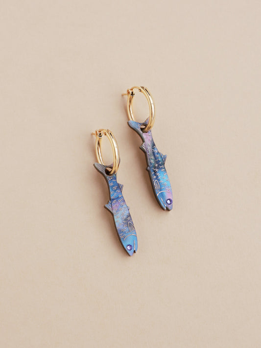 Anchovy Hoops by Wolf and Moon - THE BRISTOL ARTISAN