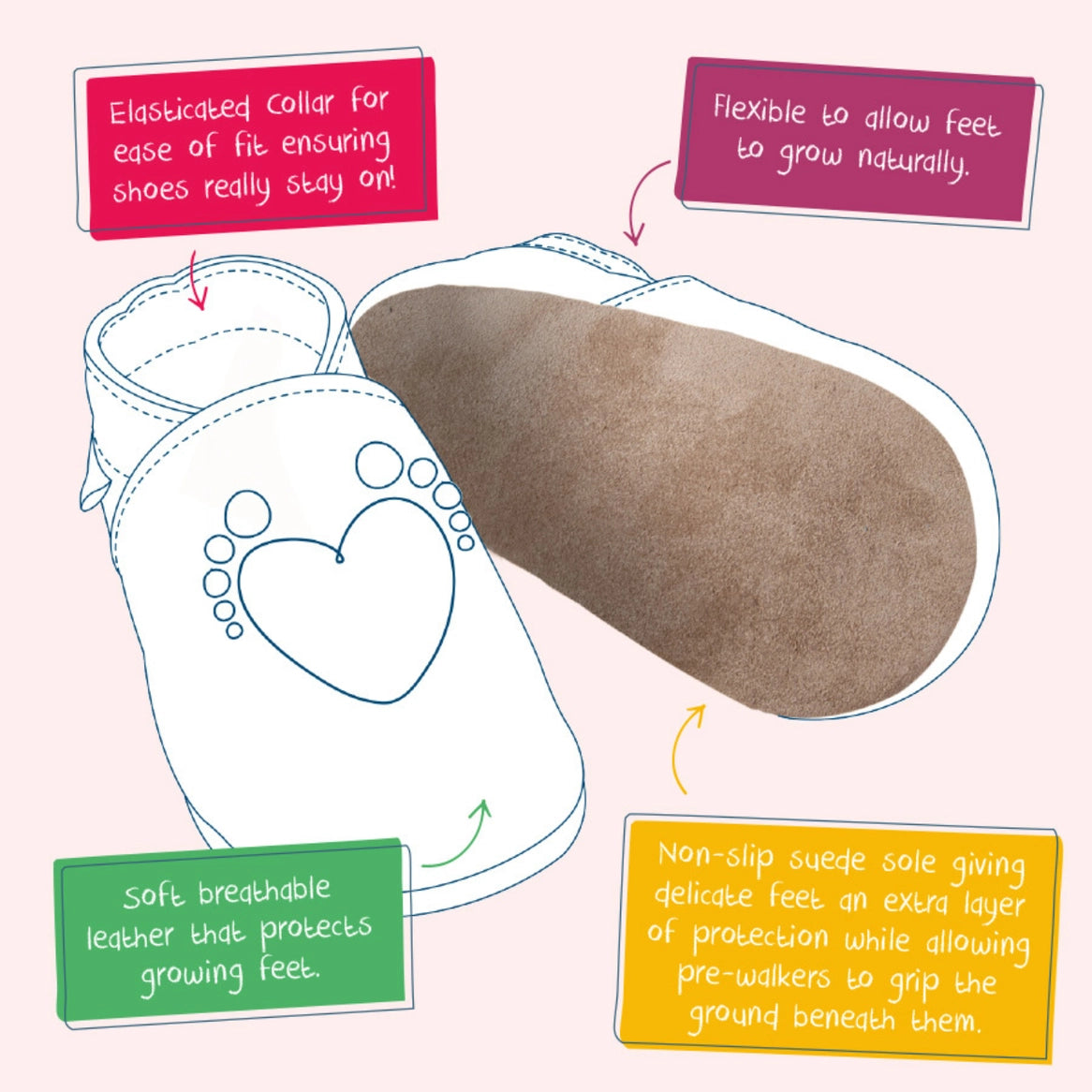 Baby & Toddler Autumn Barefoot Shoes - Pip - Medium - THE BRISTOL ARTISAN