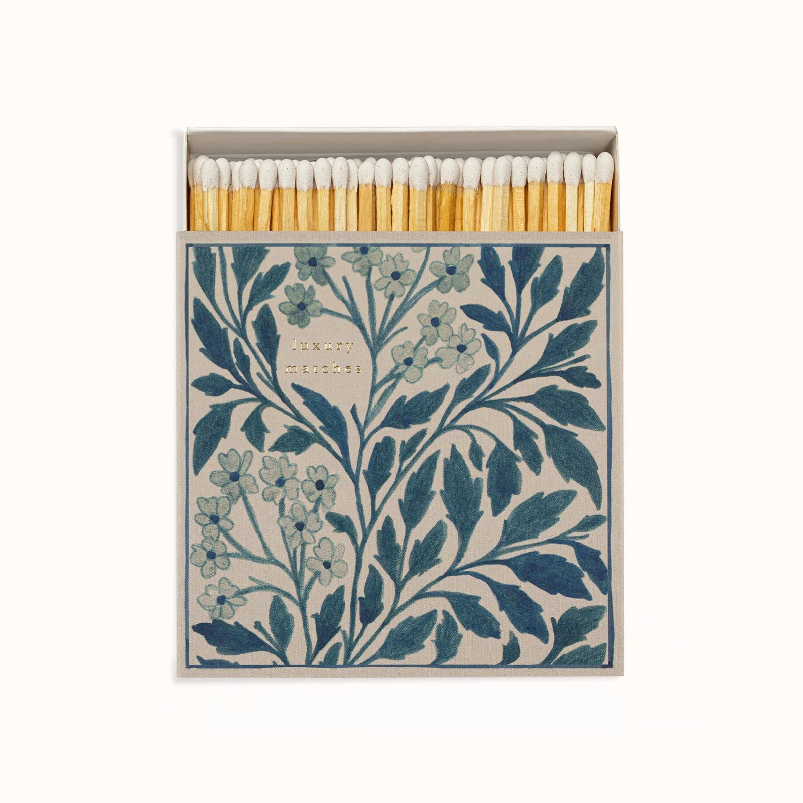 Blue Flora Luxury Matches - THE BRISTOL ARTISAN