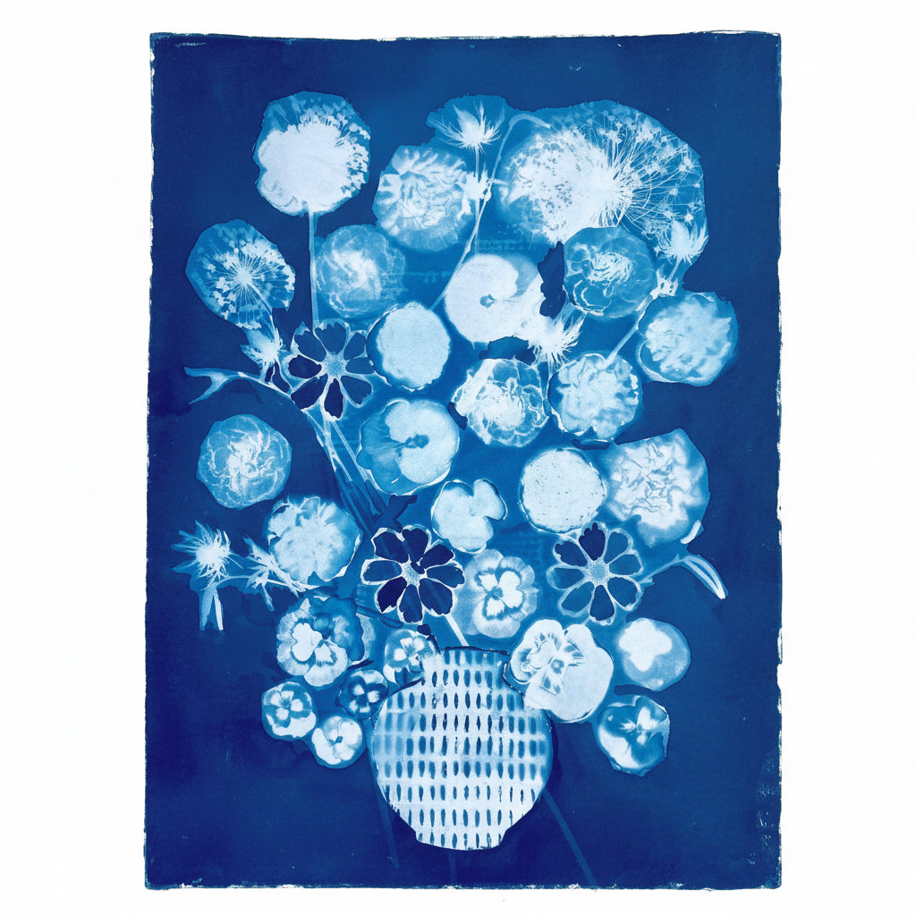 Blue Series Vase 4, Original Artwork - A1 Size - THE BRISTOL ARTISAN