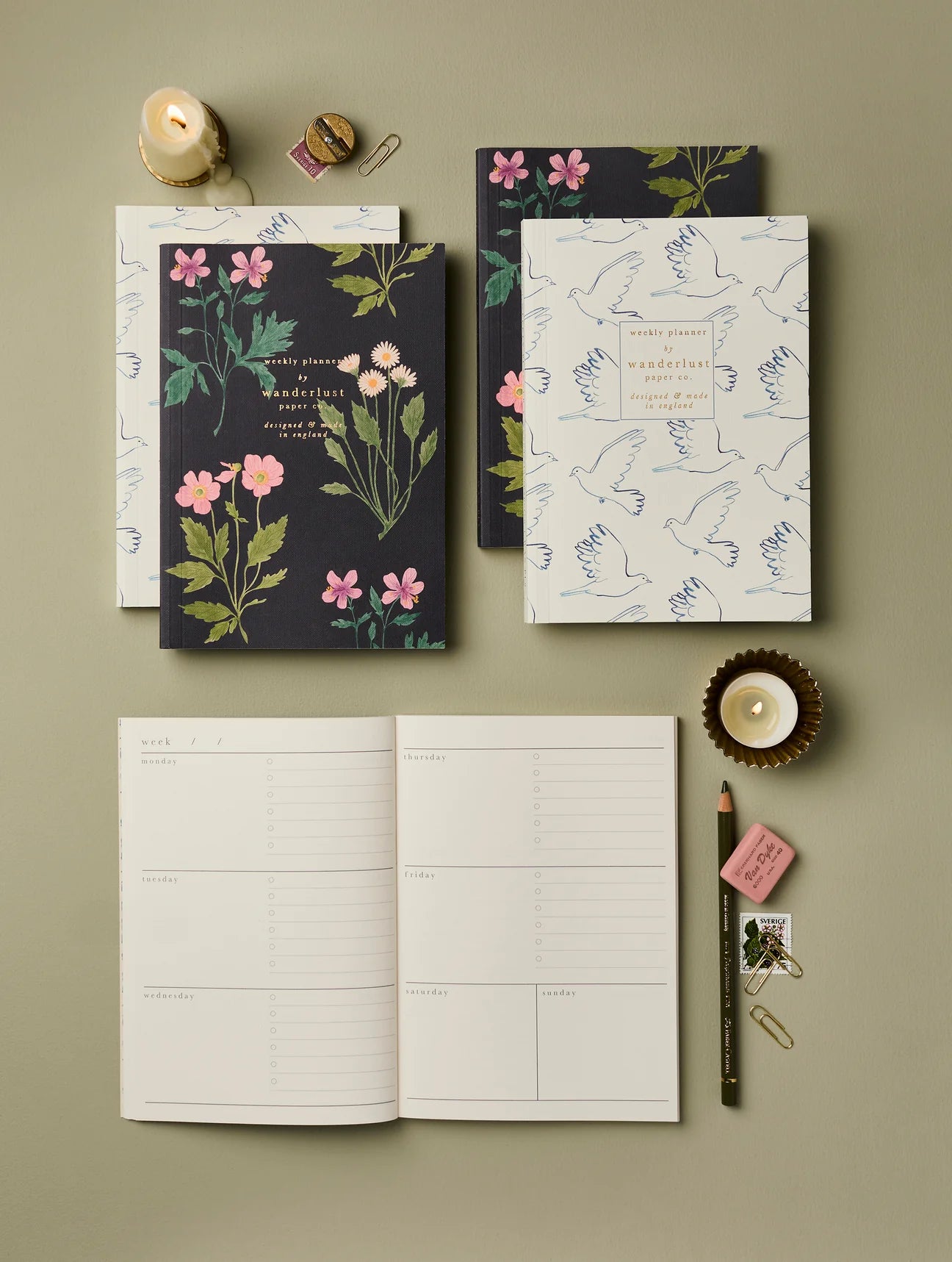 Botanical Weekly Planner - THE BRISTOL ARTISAN
