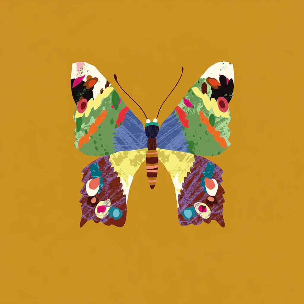 Brie Harrison Butterfly A4 Print - THE BRISTOL ARTISAN