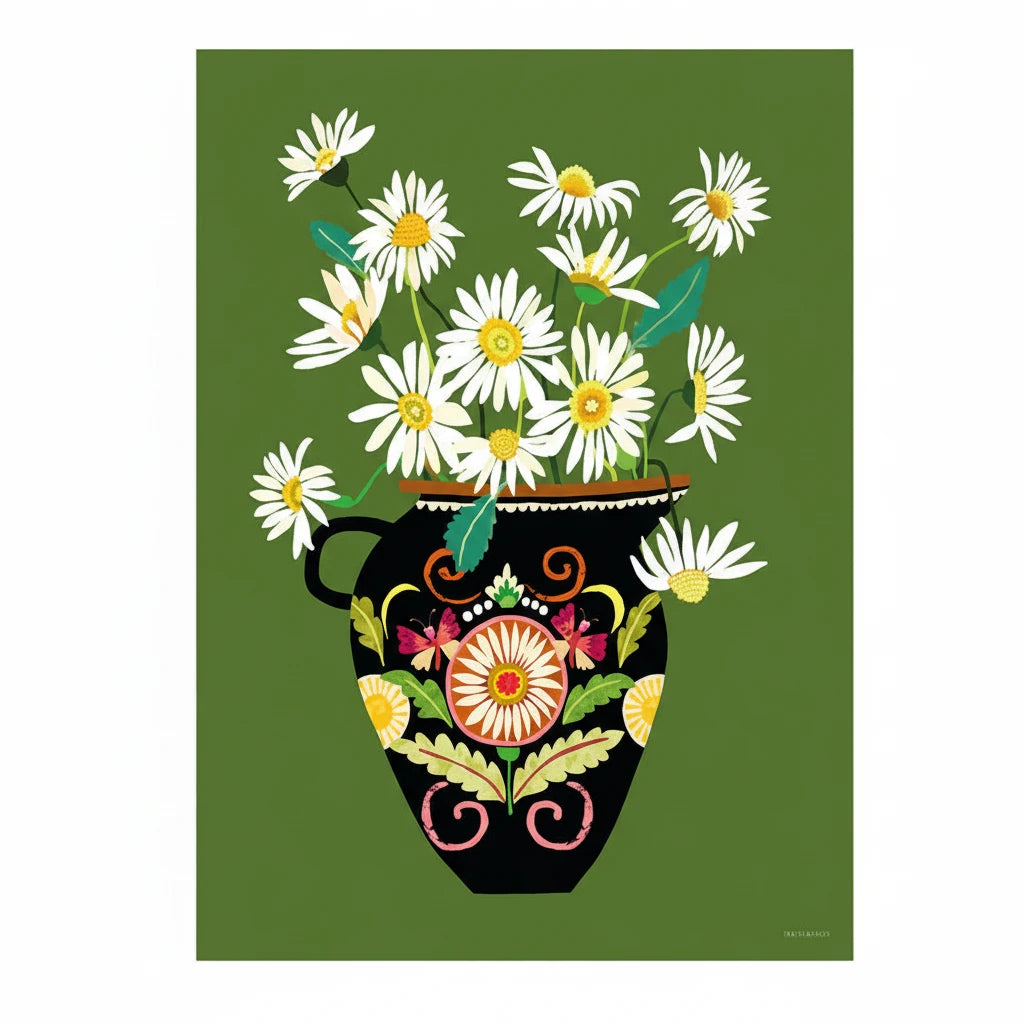 Brie Harrison Daisies A3 Print - THE BRISTOL ARTISAN