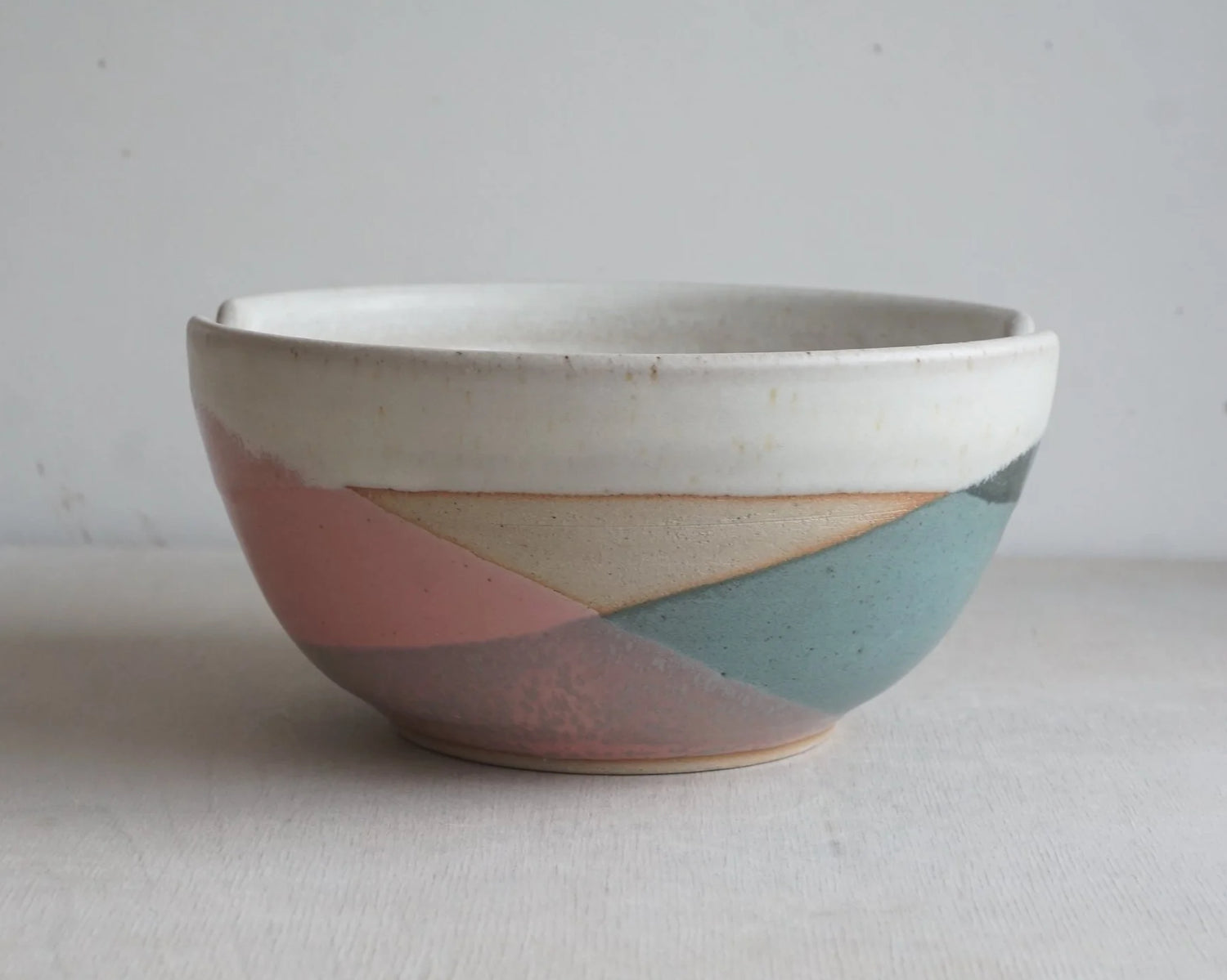 Bristol Trio Glaze Ramen Bowl with Chopsticks - THE BRISTOL ARTISAN