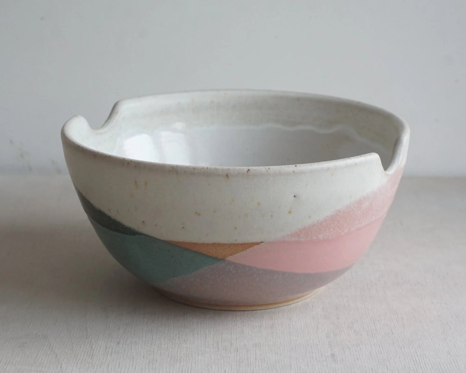 Bristol Trio Glaze Ramen Bowl with Chopsticks - THE BRISTOL ARTISAN