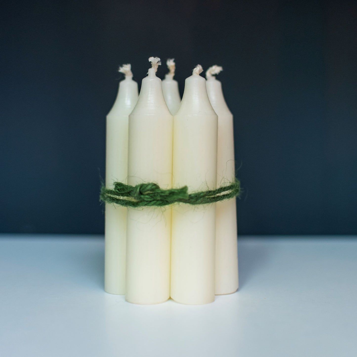 Bundle of Five Candles - Ivory - THE BRISTOL ARTISAN