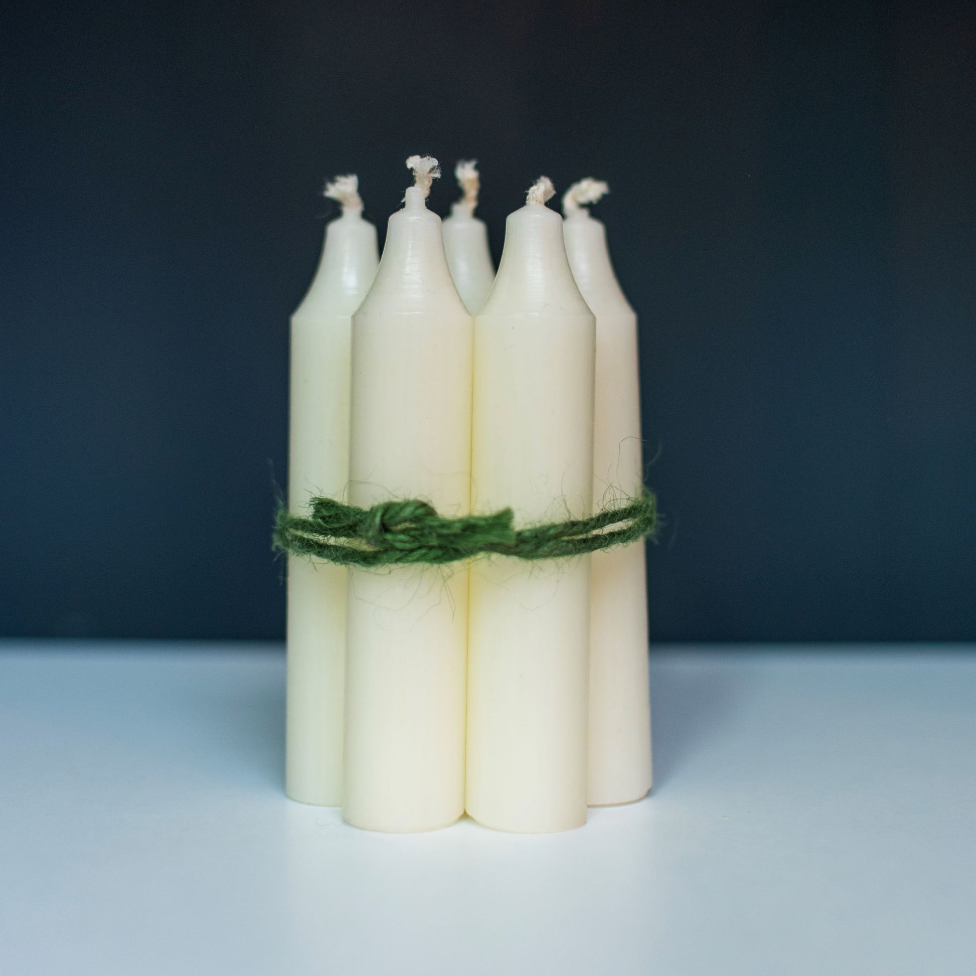Bundle of Five Candles - Ivory - THE BRISTOL ARTISAN