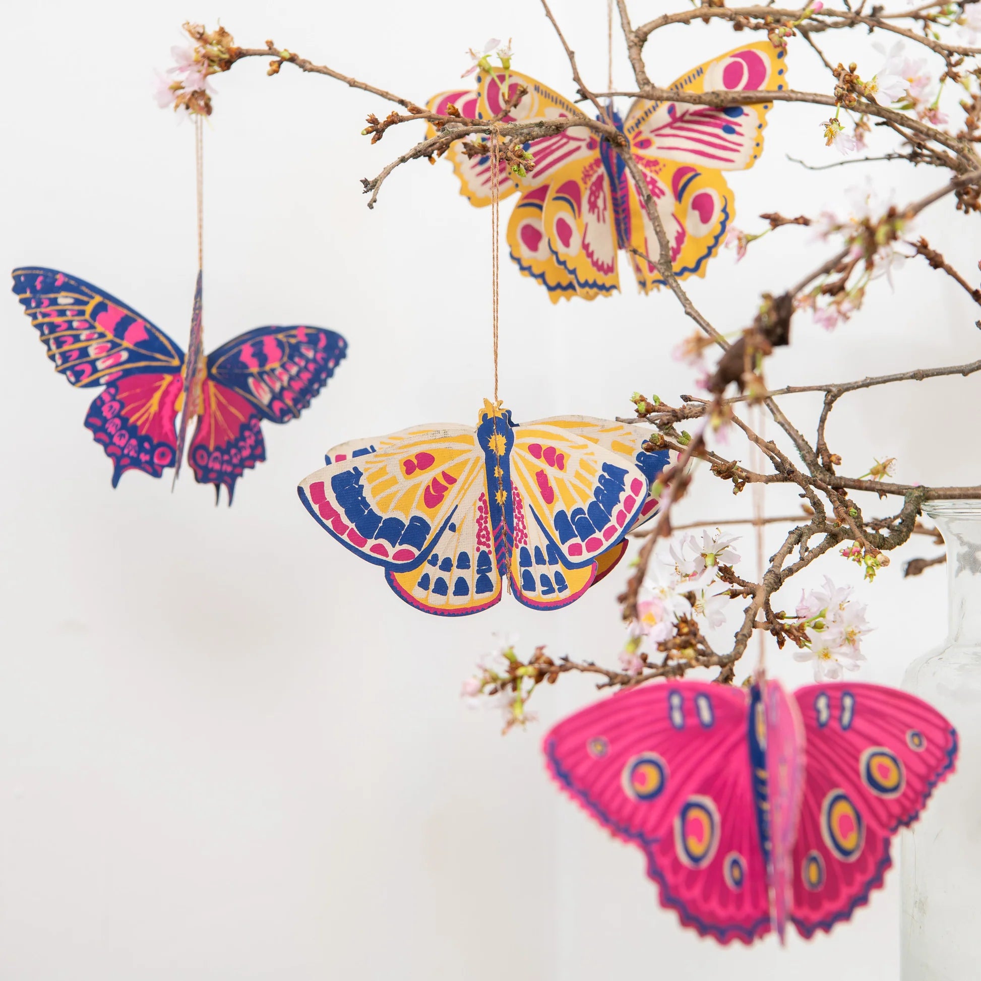 Butterflies Paper Ornaments - THE BRISTOL ARTISAN