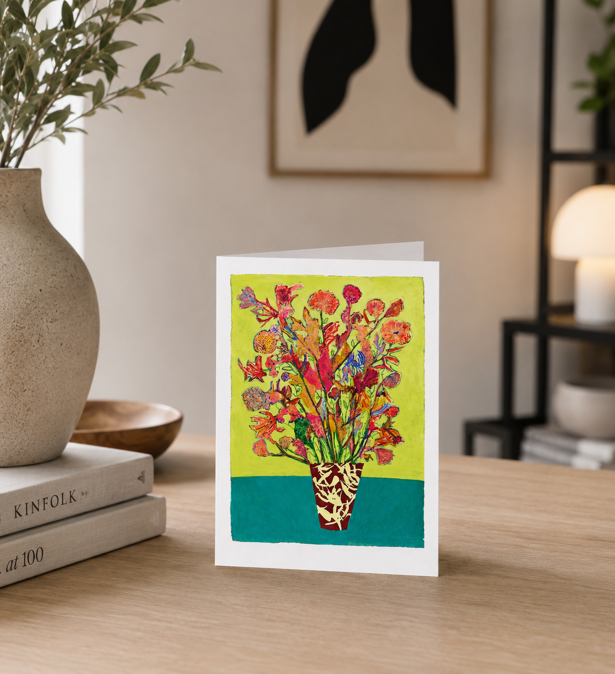 Summer Vase, Card by Sophie Rees