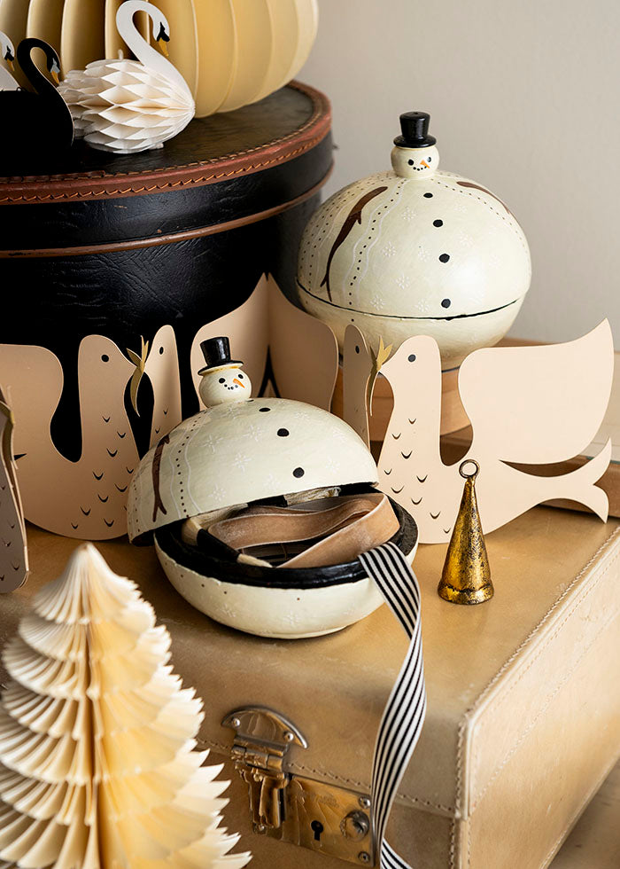 Christmas Decoration Box, Snowman - THE BRISTOL ARTISAN