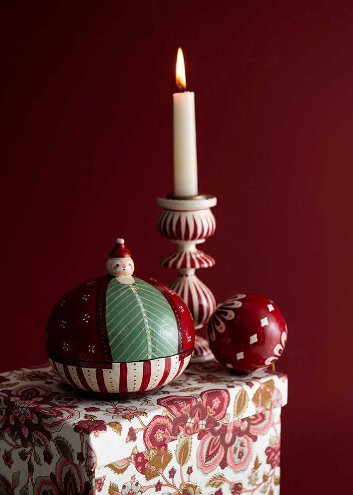 Christmas Decoration Trinket Box, Santa - THE BRISTOL ARTISAN