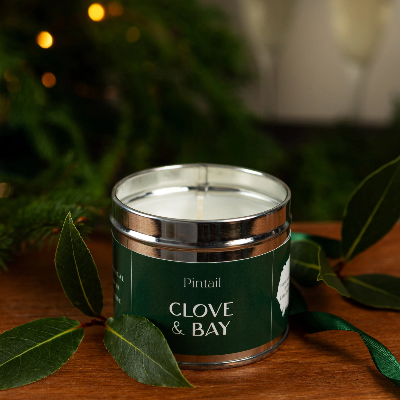 Clove & Bay Tin Christmas Candle - THE BRISTOL ARTISAN