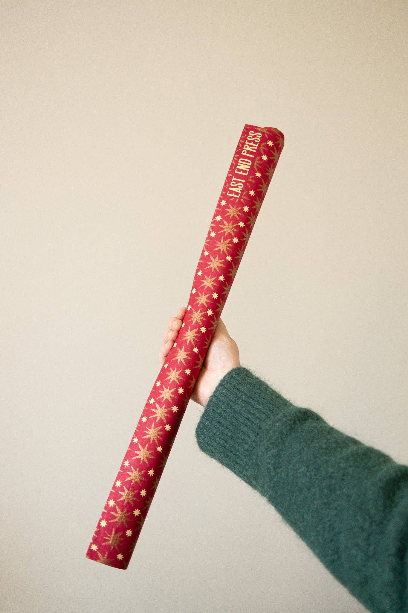 Copper Sky Screen Printed Christmas Gift Wrap - THE BRISTOL ARTISAN