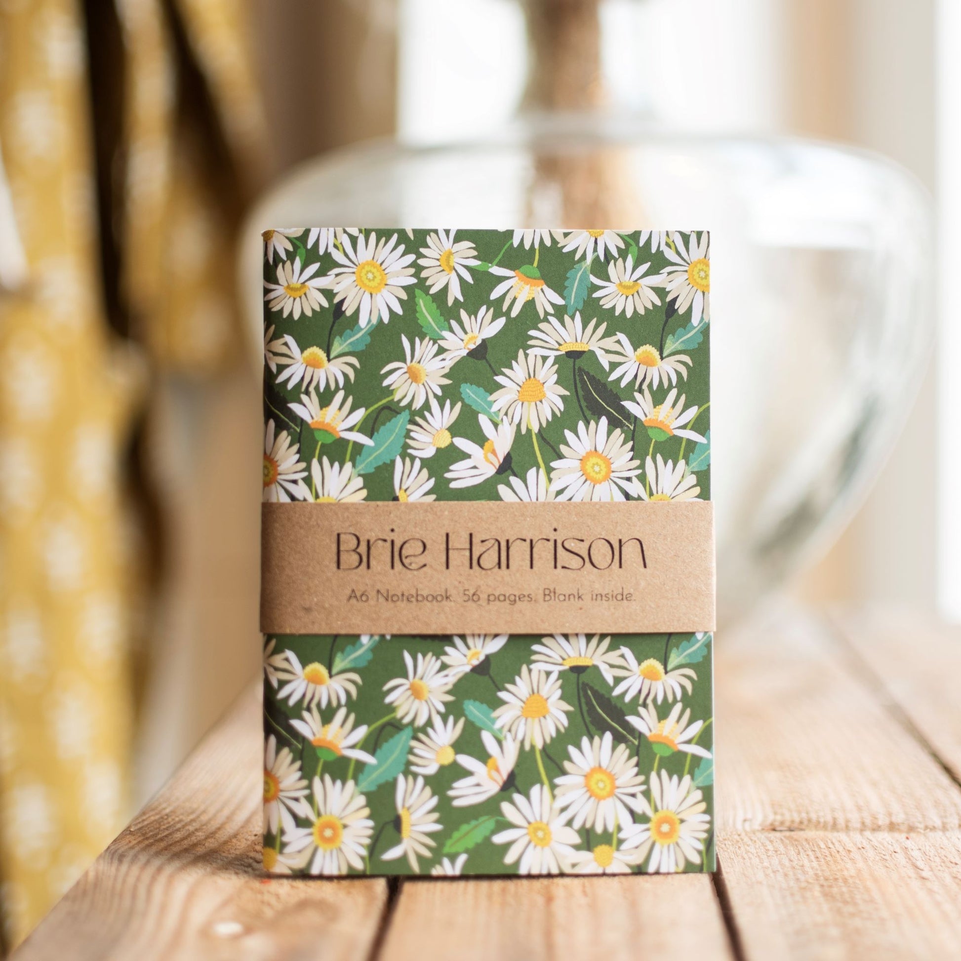 Daisies A6 Notebook by Brie Harrison - THE BRISTOL ARTISAN
