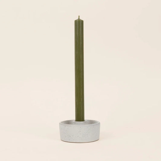 Dinner Candle - Olive - THE BRISTOL ARTISAN